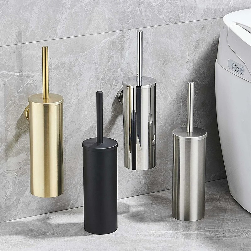 Wall-Mounted Toilet Brush Set