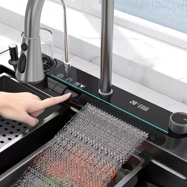 Stainless Steel Smart Digital Display Faucet